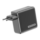 Sitecom 140W GaN Power Delivery chargeur mural avec affichage LED Noir