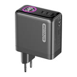 Sitecom 140W GaN Power Delivery chargeur mural avec affichage LED Noir