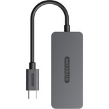 Sitecom USB-C vers 4x USB-C 10 Gbps Power Delivery Hub, Hub USB Gris