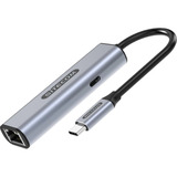 Sitecom USB-C vers Ethernet 1 Gigabit, Adaptateur Gris, 0.15 mètre