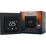 heat it Heatit WiFi7 Thermostat -black matt Noir (Mat)