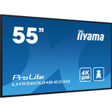 iiyama ProLite LH5560UHS-B2AG, Affichage public Noir (Mat), HDMI, LAN, WiFi, USB, audio, Android 11