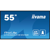 iiyama ProLite LH5560UHS-B2AG, Affichage public Noir (Mat), HDMI, LAN, WiFi, USB, audio, Android 11