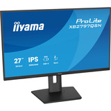 iiyama ProLite XB2797QSN-B1 27" Moniteur Noir, 1x DisplayPort, 1x HDMI, 2x USB-C, 2x USB-A, 1x RJ-45