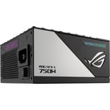 ASUS ROG Loki SFX-L Platinum alimentation modulaire 750 watt Noir, 1x 12V-2x6, 3x PCIe, 750 W, 100 - 240 V, 110 W, 750 W, 110 W, 9,6 W