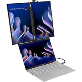 ASUS ZenScreen Duo OLED MQ149CD écran plat de PC 35,6 cm (14") 1920 x 1200 pixels WUXGA Argent 21" Moniteur Argent, 1x Mini HDMI, 3x USB-C