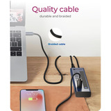 ICY BOX IB-HUB1450-C31, Hub USB Anthracite