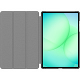 Just in Case Samsung Galaxy Tab A11 Plus / A9 Plus - Étui TriFold Smart Book Case, Housse pour tablette Noir, Cuir PU, dos polycarbonate