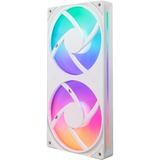NZXT F240 RGB CORE ventilateurs de boîtier Blanc, 2 pièces, 240 x 120 x 26 mm