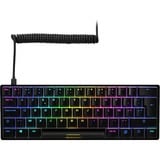 Sharkoon SKILLER SGK50 S4 RGB clavier gaming mécanique Noir, Layout BE (AZERTY), Kailh Brown, 60%, Hot-swappable