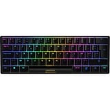 Sharkoon SKILLER SGK50 S4 RGB clavier gaming mécanique Noir, Layout BE (AZERTY), Kailh Brown, 60%, Hot-swappable