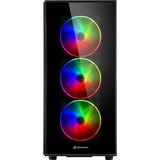 Sharkoon TG5 PRO RGB boîtier midi tower Noir | 4x USB-A | RGB | Window