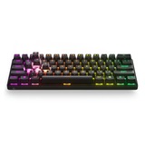 SteelSeries Apex Pro Mini Wireless RGB clavier gaming mécanique Noir, Layout US (QWERTY), SteelSeries OmniPoint 2.0, 60%