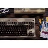 8BitDo Retro Mechanical Keyboard - C64 Edition, clavier gaming Beige/Noir, Kailh Box White V2, Kailh Box White V2