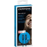 Clicktronic Sync & Charge Super Speed USB-C, Câble 1 mètre