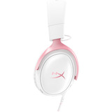 HyperX Cloud III casque gaming over-ear Blanc/Rose, PC, PS5, PS4, Xbox Series X|S, Xbox One, Nintendo Switch