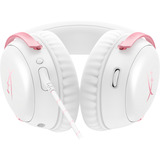 HyperX Cloud III casque gaming over-ear Blanc/Rose, PC, PS5, PS4, Xbox Series X|S, Xbox One, Nintendo Switch
