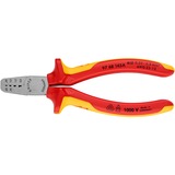 KNIPEX Pince à sertir pour embouts de câble 97 68 145 A solées par gaines bi-matière, certifiées VDE