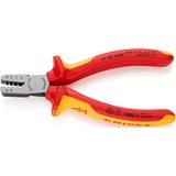 KNIPEX Pince à sertir pour embouts de câble 97 68 145 A solées par gaines bi-matière, certifiées VDE