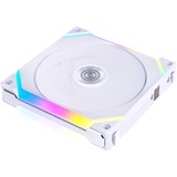 Lian Li UNI FAN SL140V2 Single Pack, Ventilateur de boîtier Blanc, LED RGB, connecteur de ventilateur PWM à 4 broches