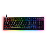 Razer Huntsman V2 Analog RGB clavier gaming Noir, Layout FR (AZERTY), Razer Analog Optical, 100%, Double-shot PBT