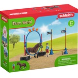 Schleich Farm World - Concours d'agilité à poney, Figurine 42482