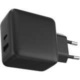 Sitecom 65W GaN Power Delivery chargeur Noir, 1x USB-C, 1x USB-A, 1,5 mètre