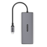 Sitecom Adaptateur multiport USB-C Power Delivery 6 en 1, Station d'accueil Gris