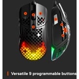 SteelSeries Aerox 5, Souris gaming Noir, 18.000 dpi, LED RGB