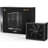 be quiet! Dark Power 12, 750 Watt alimentation  Noir, 750 W, 100 - 240 V, 850 W, 50/60 Hz, 9 - 4.5 A, 9 A