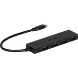i-tec USB-C Slim Passive HUB 4 Port, Hub USB Noir