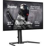 iiyama G-Master Titan Falcon GOB2701QSC-B1 27" Moniteur gaming  Noir, 2x HDMI 2.1, 1x DisplayPort 1.4, USB-C, Audio, 280 Hz