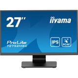 iiyama ProLite T2752MSC-B1AG 27" Moniteur tactile Noir, 1x DisplayPort, 1x HDMI, 2x USB-A