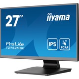 iiyama ProLite T2752MSC-B1AG 27" Moniteur tactile Noir, 1x DisplayPort, 1x HDMI, 2x USB-A