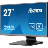 iiyama ProLite T2752MSC-B1AG 27" Moniteur tactile  Noir, 75 Hz, Touch, HDMI, DisplayPort, USB, Audio