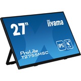 iiyama ProLite T2755MSC-B1 27" Moniteur tactile Noir, 1x DisplayPort, 1x HDMI, 2x USB-A