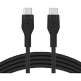 Belkin BOOSTCHARGE Flex USB-C avec Lightning, Câble Noir, 2 mètres