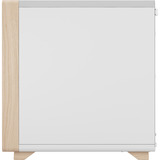 Fractal Design Summit Chalk White TG Clear Tint boîtier midi tower Blanc/bois | 2x USB-A | 1x USB-C | Window