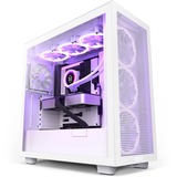 NZXT H7 boîtier midi tower Blanc (mat) | 2x USB-A | 1x USB-C | Verre Trempé