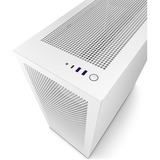 NZXT H7 boîtier midi tower Blanc (mat) | 2x USB-A | 1x USB-C | Verre Trempé