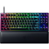 Razer Huntsman V2 TKL RGB clavier gaming mécanique Noir, Layout FR (AZERTY), Razer Linear Optical (Red), 80% (TKL), Double-shot PBT