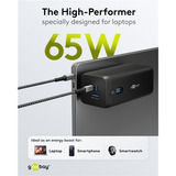 goobay Laptop Powerbank Noir, 20.000 mAh, Power Delivery