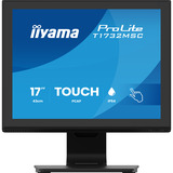 iiyama ProLite T1732MSC-B2S 17" Moniteur tactile Noir, 1x DisplayPort, 1x HDMI, VGA, HDMI, DisplayPort, Audio, Touchscreen