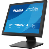 iiyama ProLite T1732MSC-B2S 17" Moniteur tactile Noir, 1x DisplayPort, 1x HDMI, VGA, HDMI, DisplayPort, Audio, Touchscreen