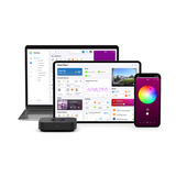 Athom Pro mini, Station de base Noir, Zigbee, Z-Wave, WiFi, BLE, Matter, Thread, IR