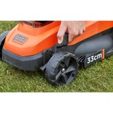 BLACK+DECKER BCMW3318L2-QW, Tondeuse à gazon Orange/Noir