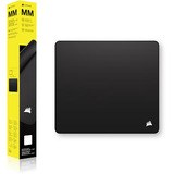 Corsair MM Anti-fray Cloth Large, Tapis de souris gaming Noir, Format L, 450 x 400 mm, tissu