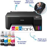 Epson Imprimante EcoTank ET-1810 A4 Wi-Fi avec réservoir d'encre, Imprimante jet d'encre Noir, Wi-Fi, y compris jusqu'à 3 ans d'encre