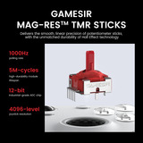 GameSir GameSir G7 Pro Tri-Mode Shadow Ember, Manette de jeu Noir/rouge foncé