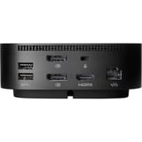 HP USB-C/A Universal Dock G2, Station d'accueil Noir